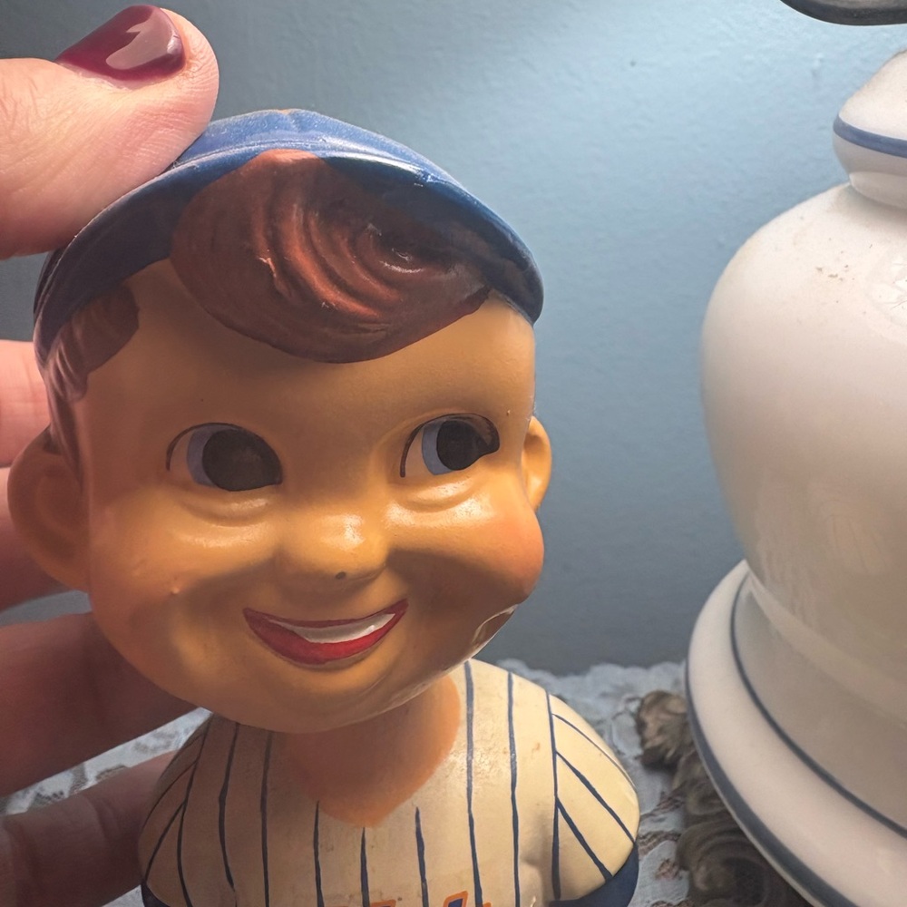 Mets bobblehead Vintage Baseball Player Figurine - Picture 5 of 7